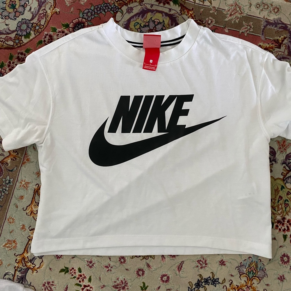 Nike White Crop